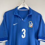 1997/98 ITALY MALDINI #3 HOME SHIRT (L) NIKE