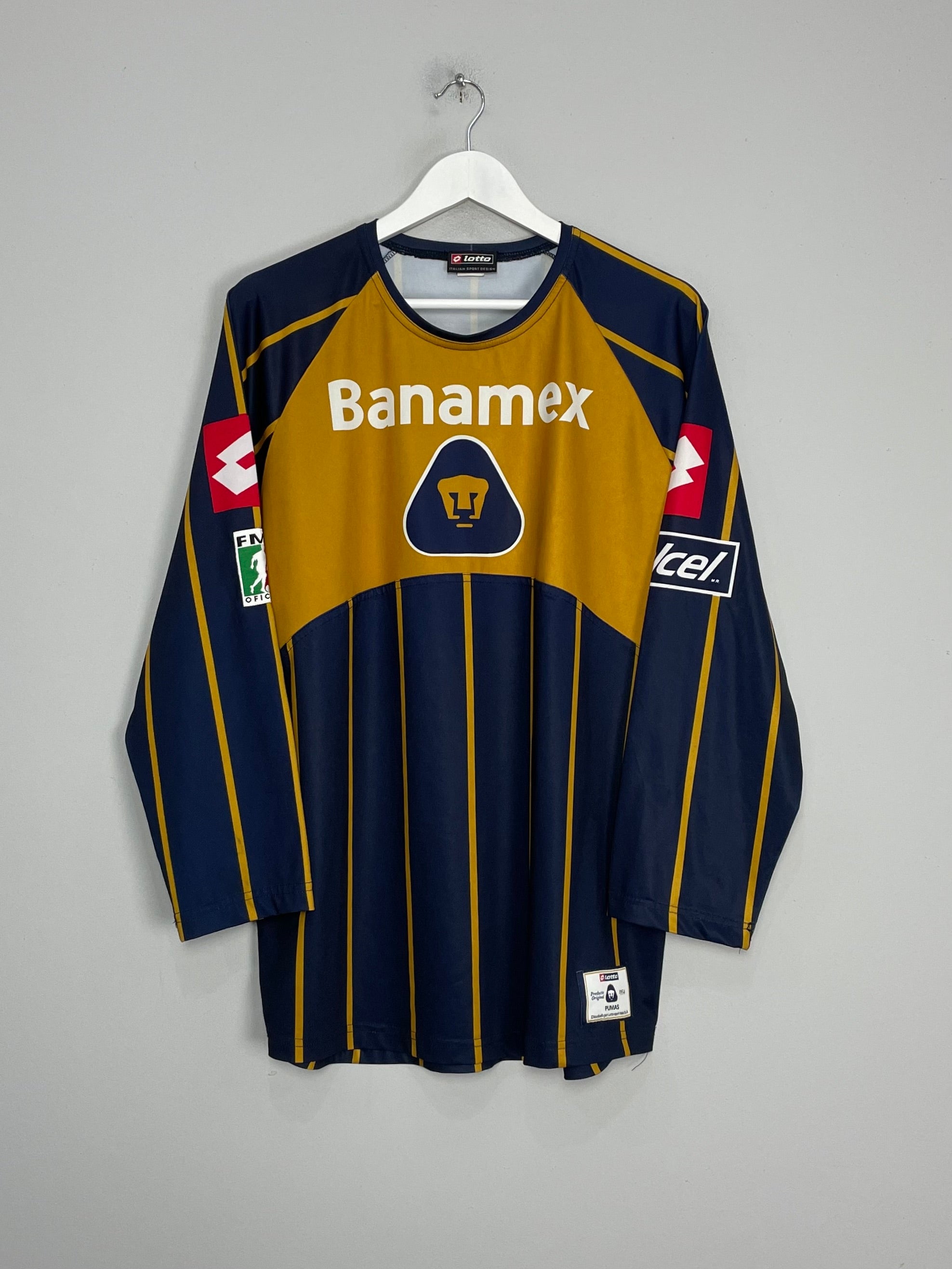 2003/04 UNAM PUMAS TRAINING SHIRT (XL) LOTTO