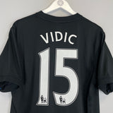 2009/10 MANCHESTER UNITED VIDIC #15 AWAY SHIRT (L) NIKE