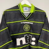 1999/00 CELTIC LARSSON AWAY SHIRT (XXL) UMBRO