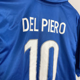 1997/98 ITALY DEL PIERO #10 HOME SHIRT (XL) NIKE