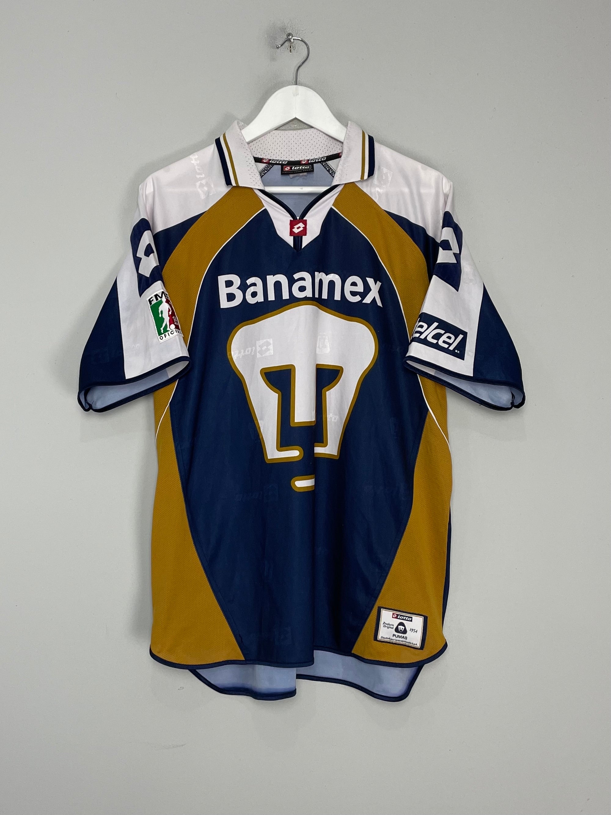 2003/04 UNAM PUMAS HOME SHIRT (L) LOTTO