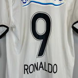 2009/10 CORINTHIANS RONALDO #9 *BNWT* HOME SHIRT (L) NIKE