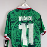 1998 MEXICO BLANCO #11 *REISSUE* HOME (MULTIPLE SIZES) ABA SPORT