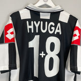 2000/01 JUVENTUS HYUGA #18 HOME SHIRT (XL) LOTTO