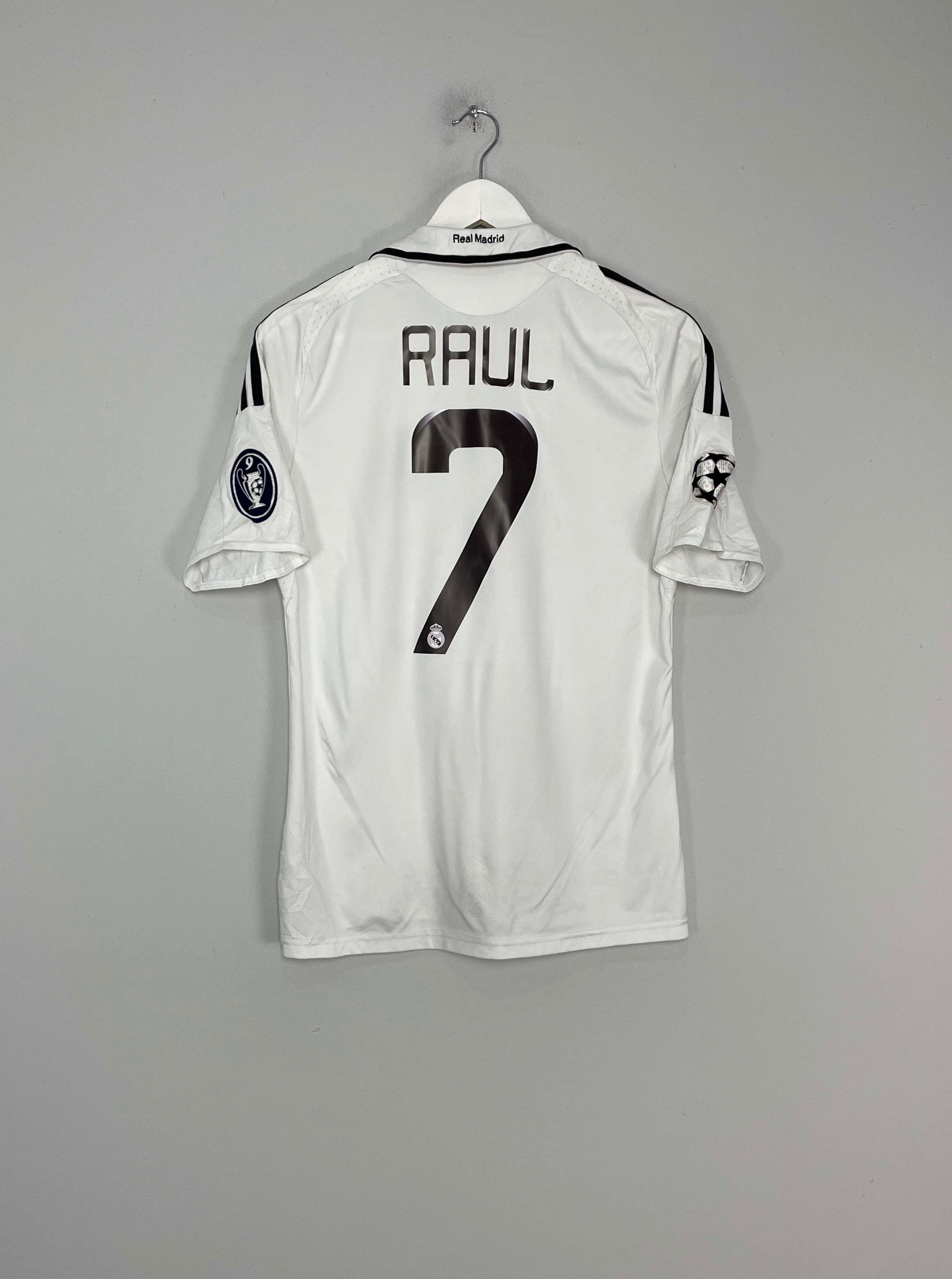 2008/09 REAL MADRID RAUL #7 C/L HOME SHIRT (S) ADIDAS