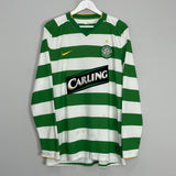 2008/10 CELTIC L/S HOME SHIRT (XL) NIKE