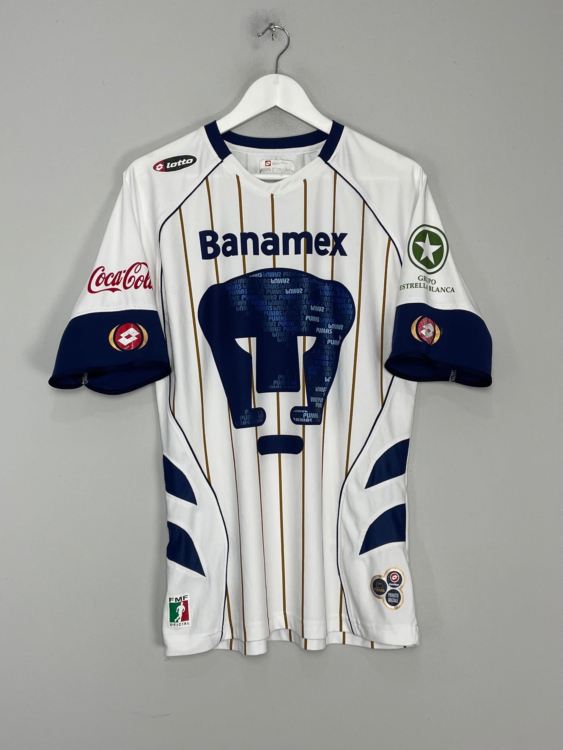 2007/08 UNAM PUMAS #10 HOME SHIRT (XL) LOTTO