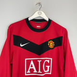 2009/10 MANCHESTER UNITED ROONEY #10 L/S HOME SHIRT (M) NIKE