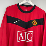 2009/10 MANCHESTER UNITED ROONEY #10 L/S HOME SHIRT (M) NIKE