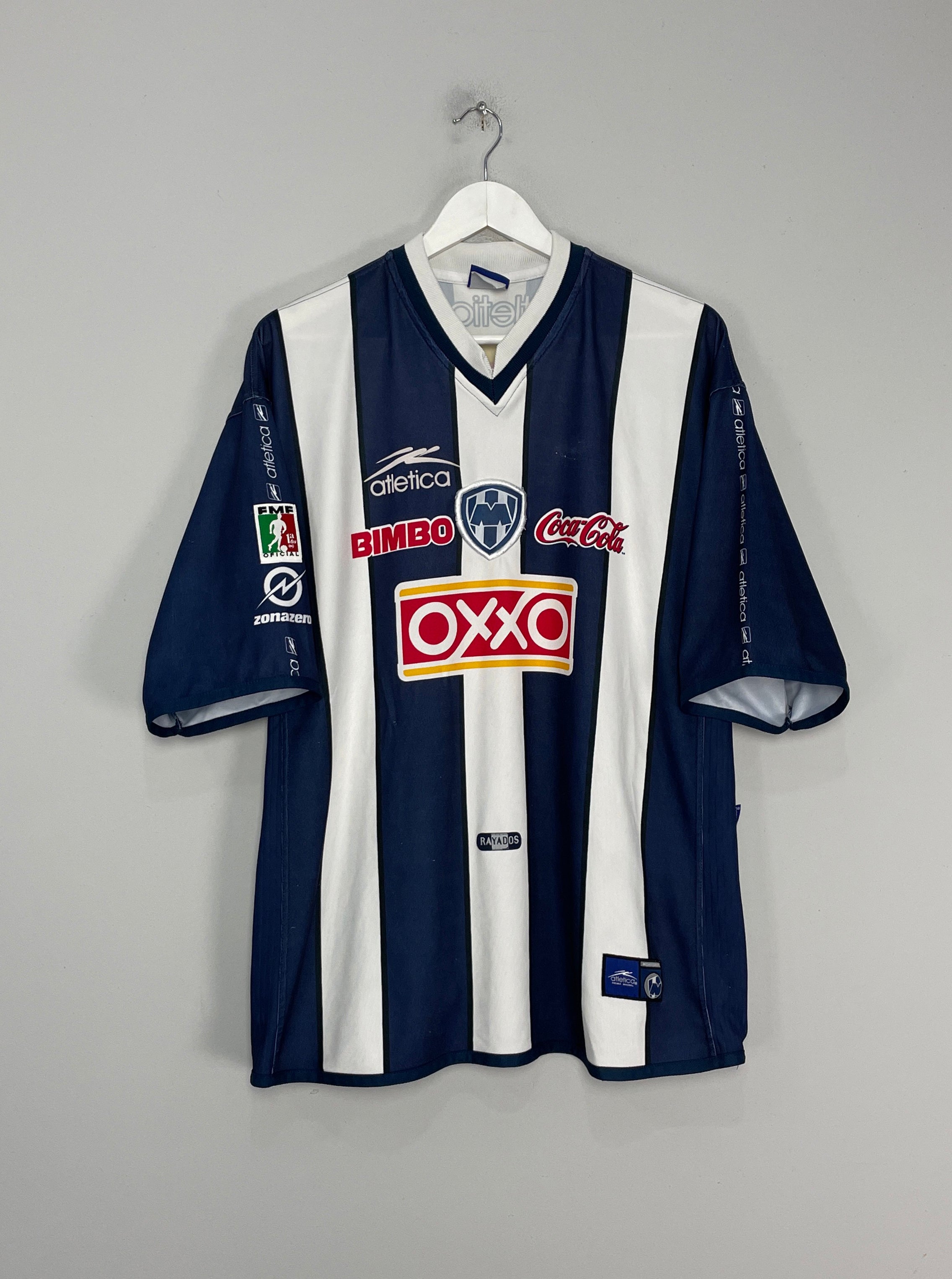 2000/01 MONTERREY HOME SHIRT (XL) ATLETICA