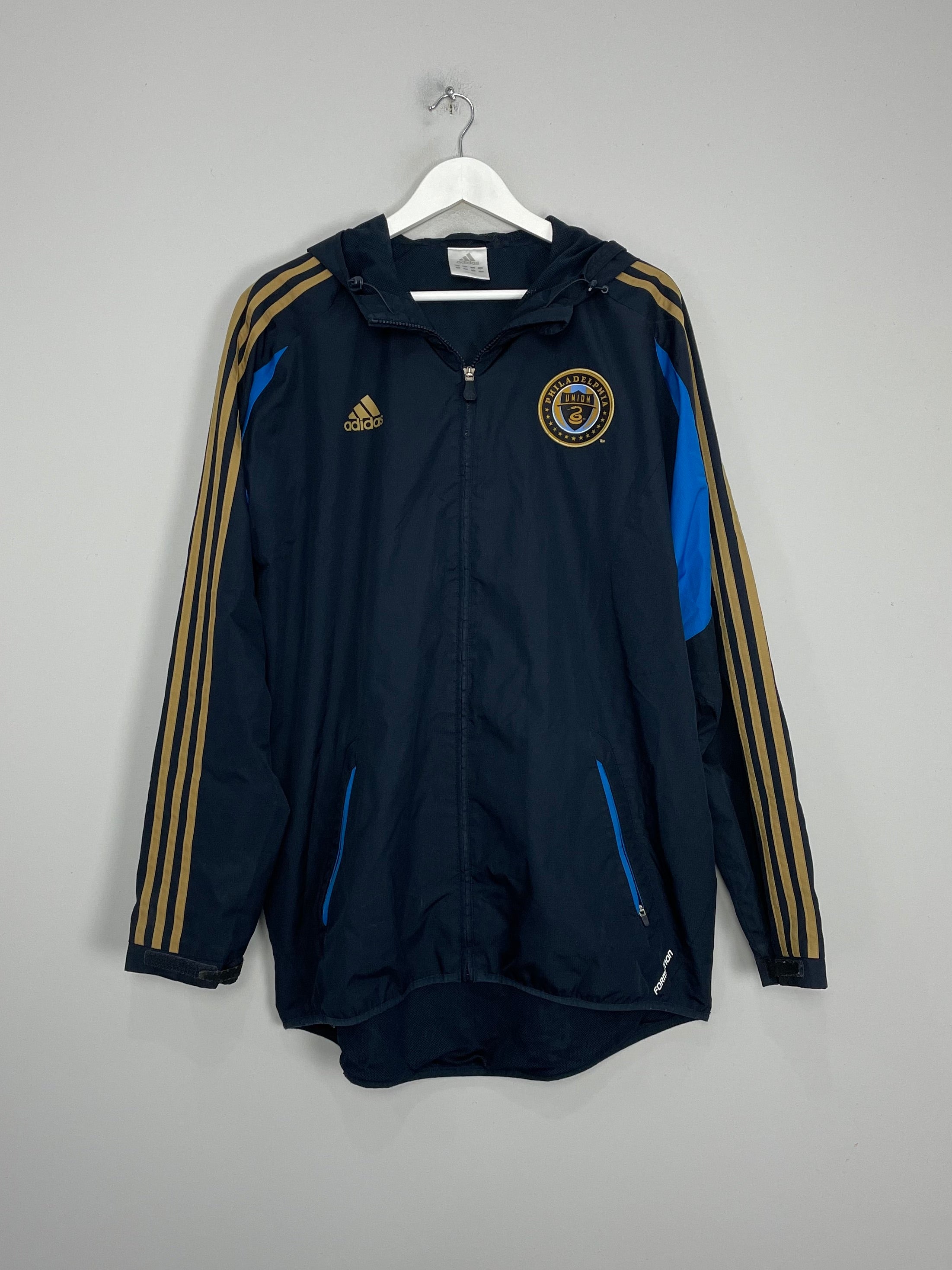 2011/12 PHILADELPHIA UNION *PLAYER ISSUE* TRACK JACKET (L) ADIDAS