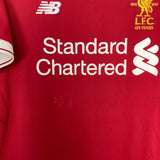 2017/18 LIVERPOOL *125 YEARS* HOME SHIRT (M) NEW BALANCE