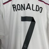 2014/15 REAL MADRID RONALDO #7 HOME SHIRT (L) ADIDAS