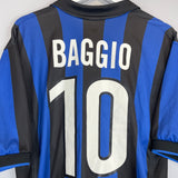 1998/99 INTER MILAN BAGGIO #10 HOME SHIRT (M) NIKE