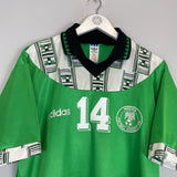 1994/95 NIGERIA AMOKACHI #14 HOME SHIRT (L) ADIDAS