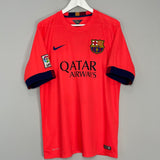 2014/15 BARCELONA MESSI #10 AWAY SHIRT (XL) NIKE