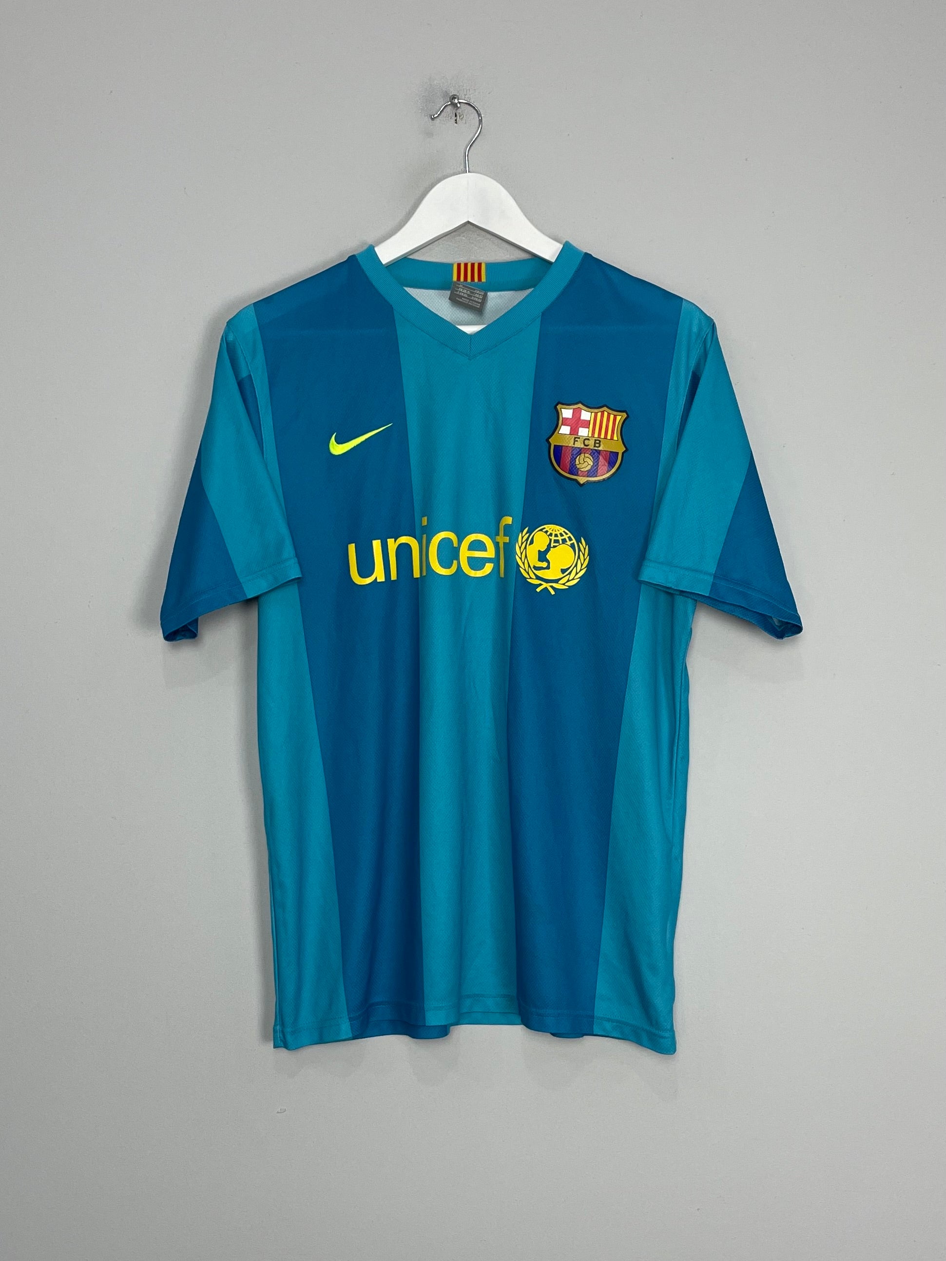 2007/08 BARCELONA AWAY SHIRT (M) NIKE BASIC