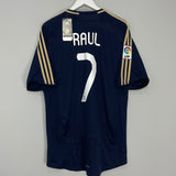 2007/08 REAL MADRID RAUL #7 *BNWT* AWAY SHIRT (L) ADIDAS