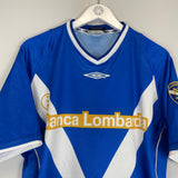 2002/03 BRESCIA BAGGIO #10 HOME SHIRT (M) UMBRO