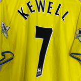 2002/03 LEEDS UNITED KEWELL #7 AWAY SHIRT (XL) NIKE