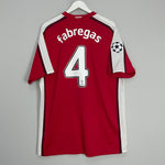 2008/10 ARSENAL FABREGAS #4 C/L HOME SHIRT (XL) NIKE