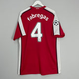 2008/10 ARSENAL FABREGAS #4 C/L HOME SHIRT (XL) NIKE