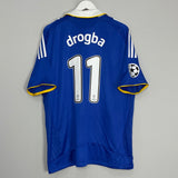 2008/09 CHELSEA DROGBA #11 C/L HOME SHIRT (XL) ADIDAS