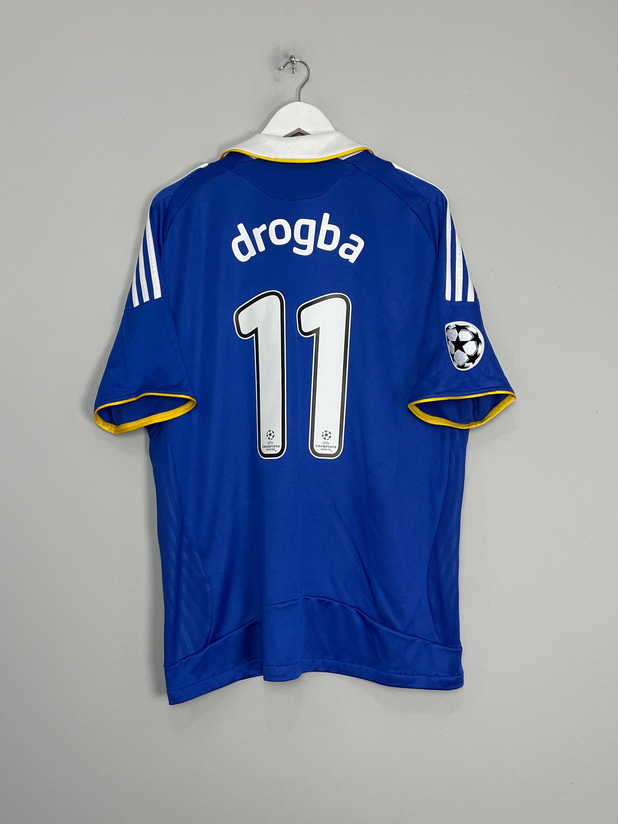 2008/09 CHELSEA DROGBA #11 C/L HOME SHIRT (XL) ADIDAS