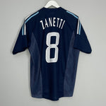 2002/04 ARGENTINA ZANETTI #4 AWAY SHIRT (M) ADIDAS