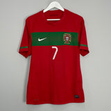 2010/11 PORTUGAL RONALDO #7 HOME SHIRT (M) NIKE