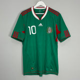 2010/11 MEXICO C.BLANCO #10 HOME SHIRT (L) ADIDAS