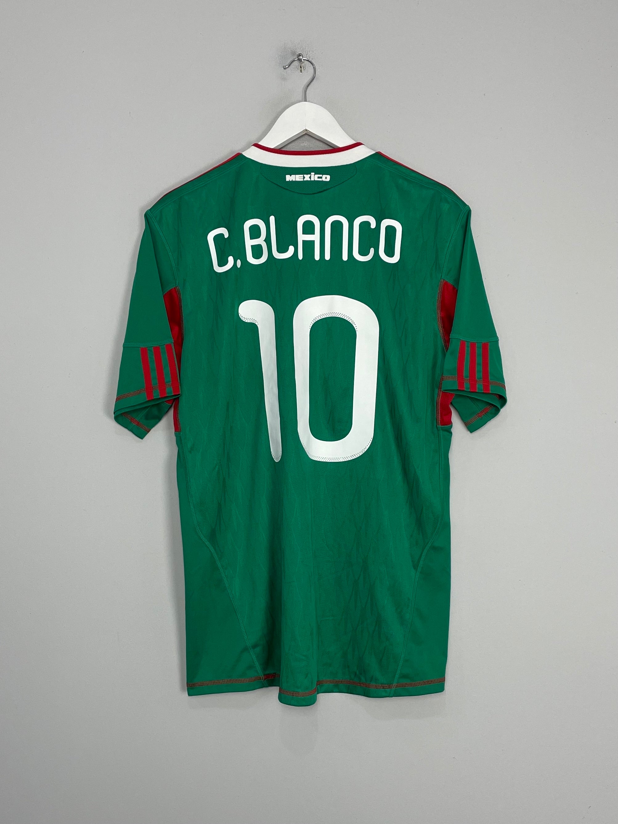 2010/11 MEXICO C.BLANCO #10 HOME SHIRT (L) ADIDAS