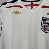 2007/09 ENGLAND #1 L/S HOME SHIRT (XL) UMBRO