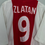 2001/02 AJAX ZLATAN #9 HOME SHIRT (XXL) ADIDAS