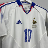 2004/06 FRANCE ZIDANE #10 AWAY SHIRT (S) ADIDAS