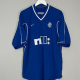 1999/01 RANGERS HOME SHIRT (XL) NIKE