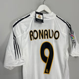 2004/05 REAL MADRID RONALDO #9 *BNWT* HOME SHIRT (MULTIPLE SIZES) ADIDAS