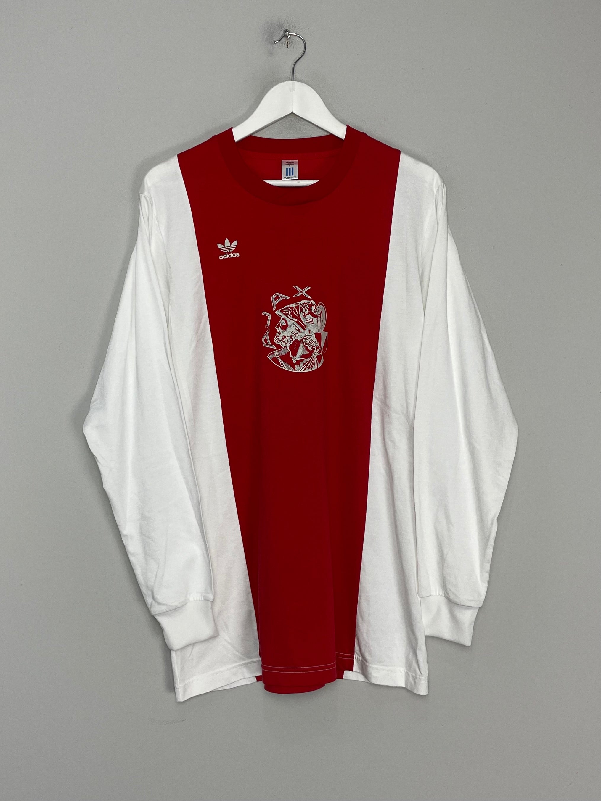 1972 AJAX L/S HOME SHIRT (L) ADIDAS ORIGINALS