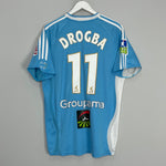 2006/07 MARSEILLE DROGBA #11 AWAY SHIRT (L) ADIDAS