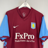 2010/11 ASTON VILLA HESKEY #18 HOME SHIRT (XL) NIKE