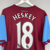 2010/11 ASTON VILLA HESKEY #18 HOME SHIRT (XL) NIKE