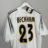 2004/05 REAL MADRID BECKHAM #23 *BNWT* HOME SHIRT (MULTIPLE SIZES) ADIDAS