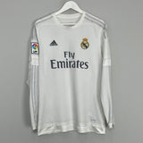 2015/16 REAL MADRID RONALDO #7 L/S HOME SHIRT (L) ADIDAS