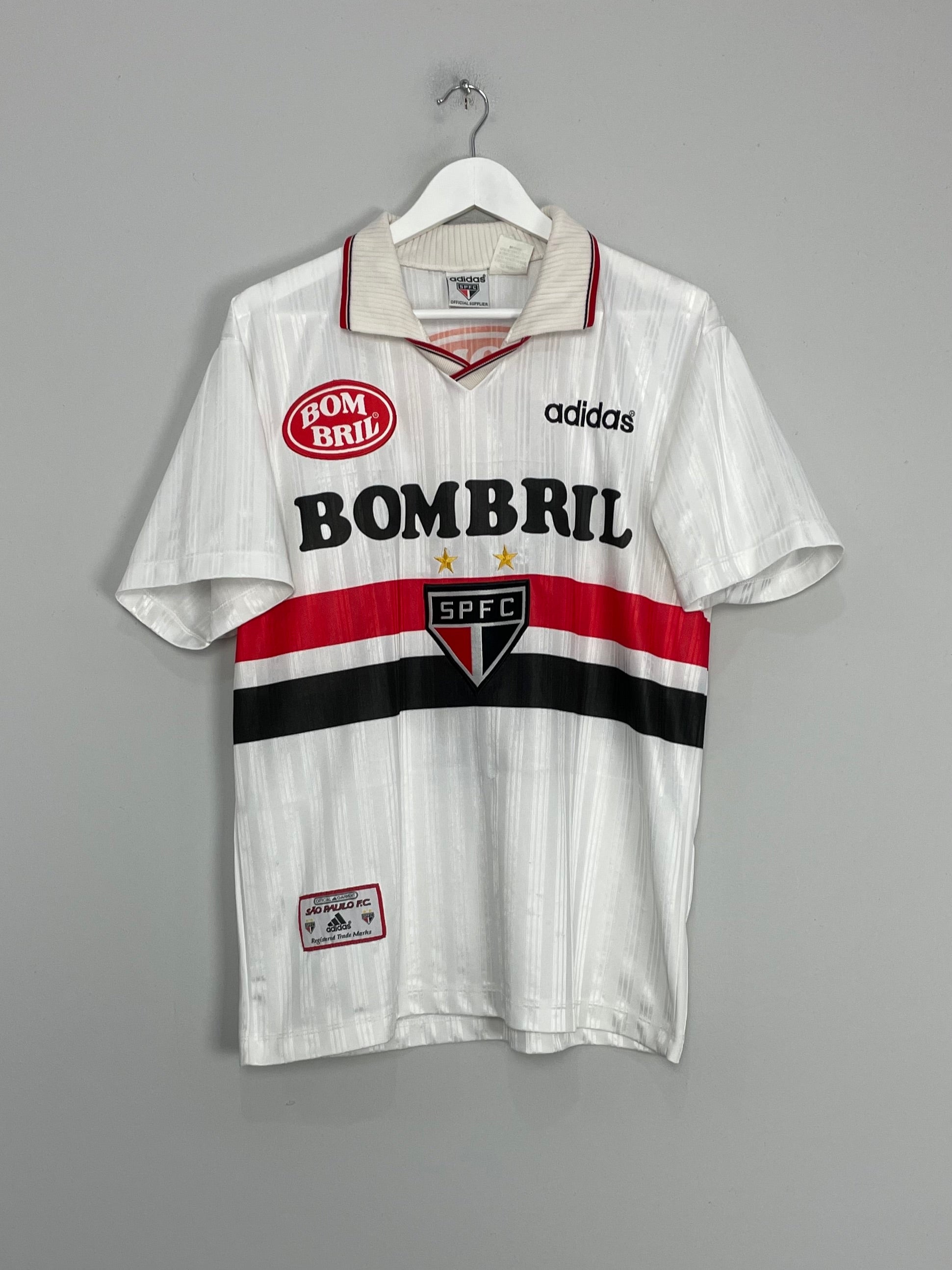 1997/98 SAO PAULO #10 HOME SHIRT (M) ADIDAS