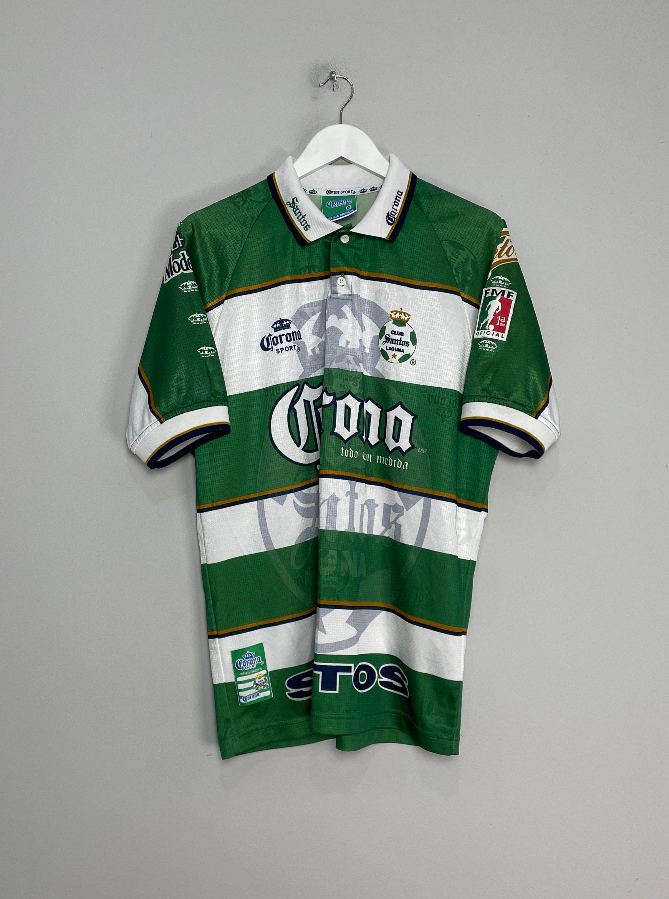 1999/00 SANTOS LAGUNA HOME SHIRT (L) CORONA SPORT