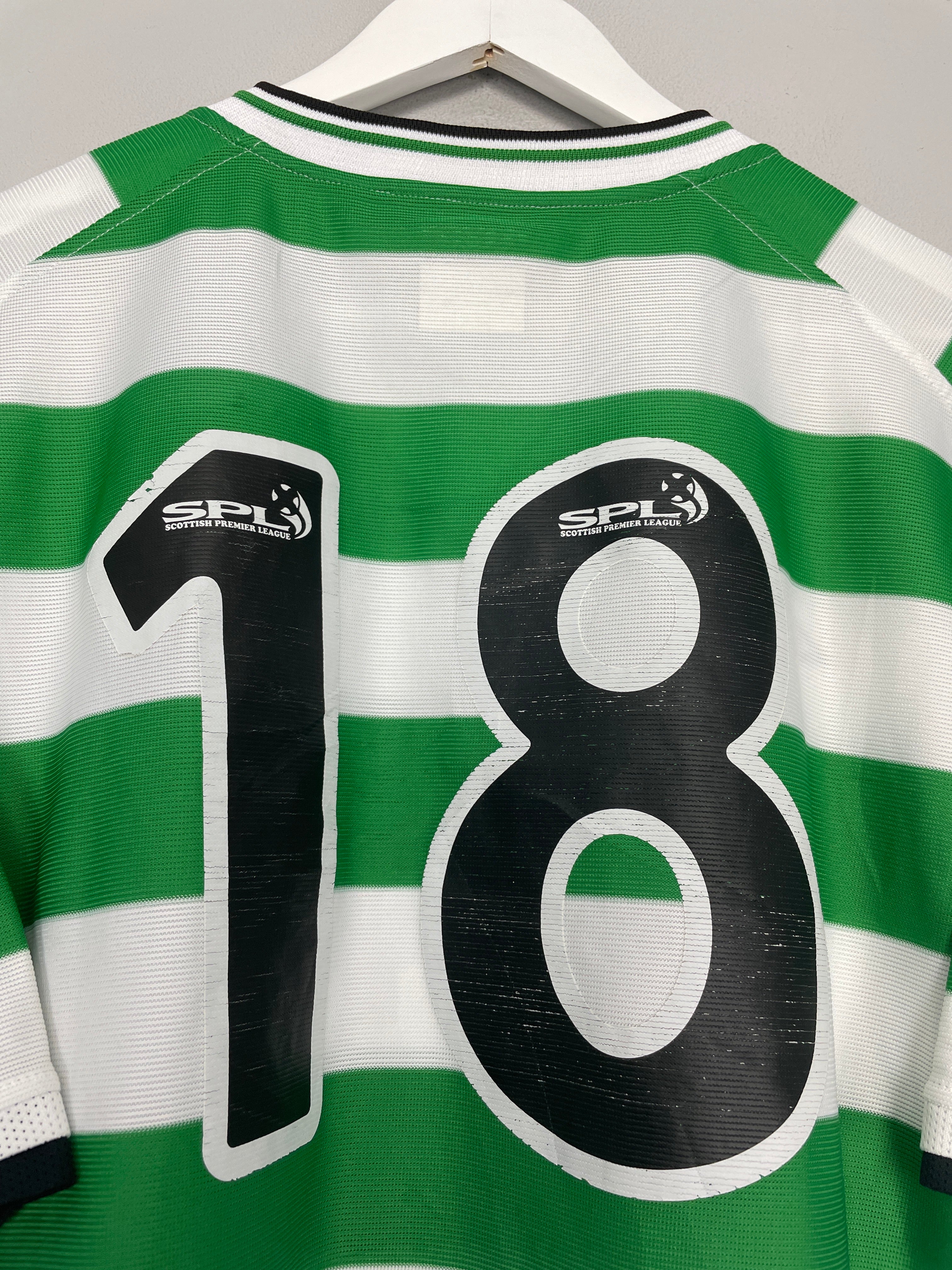 CULT KITS -2001/03 CELTIC #18 HOME SHIRT (XL) UMBRO – Cult Kits