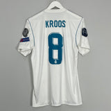 2017/18 REAL MADRID KROOS #8 HOME SHIRT (M) ADIDAS