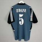 2001 REAL MADRID ZIDANE #5 THIRD SHIRT (XL) ADIDAS