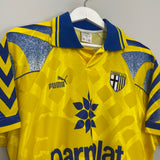 1995/97 PARMA ASPRILLA #18 HOME SHIRT (M) PUMA